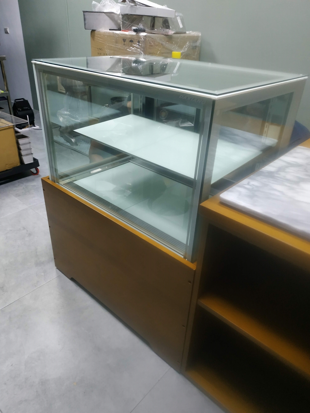 直角2.5尺2層蛋糕展示櫃